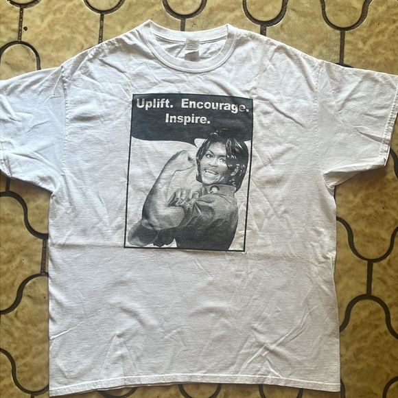 Uplift Encourage Inspire Graphic T-Shirt - Picture 2 of 2